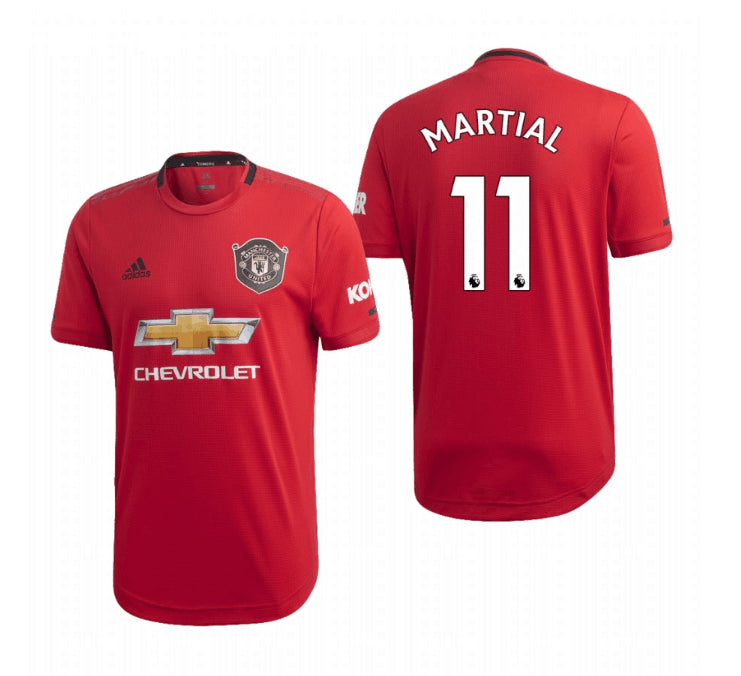 Anthony Martial Manchester United red Home jersey