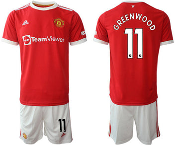 Mason Greenwood Manchester United red Home jersey