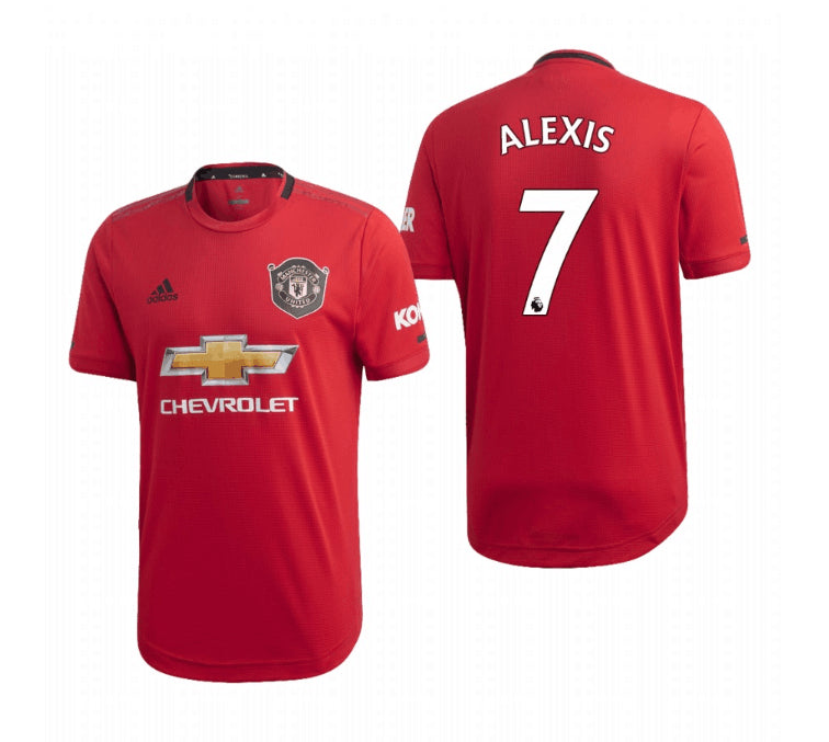 Alexis Sanchez Manchester United red Home jersey