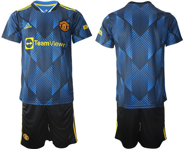 Manchester United blue Away jersey