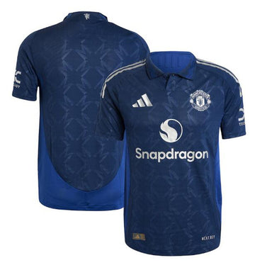 Custom Manchester United navy Away jersey
