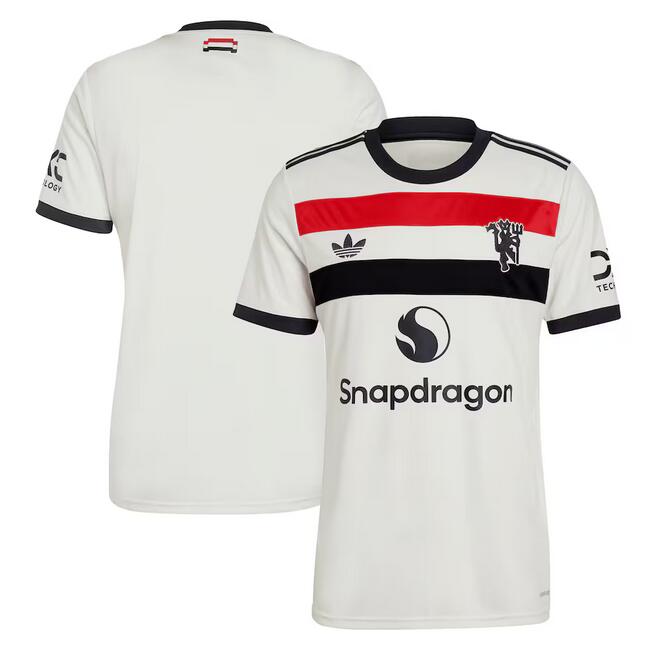 Custom Manchester United white jersey