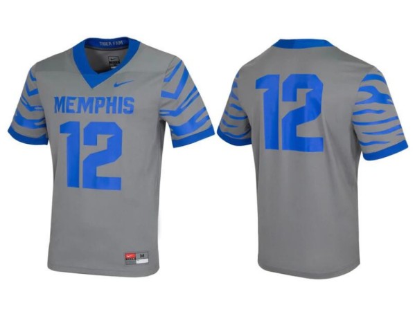 Memphis Tigers gray jersey