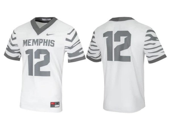 Memphis Tigers white Game jersey