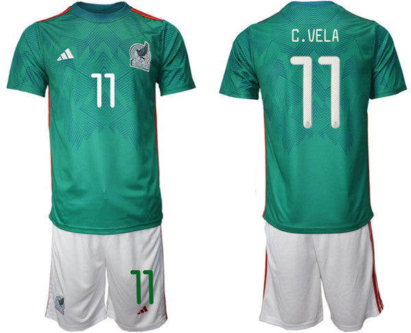 CVela Mexico National Team green Home jersey