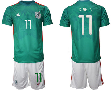 CVela Mexico National Team green Home jersey