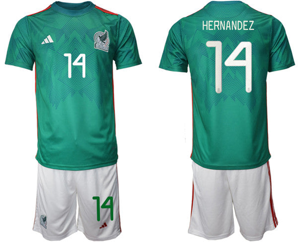 Javier Hernandez Mexico National Team green Home jersey