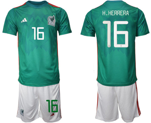 Hherrera Mexico National Team green Home jersey