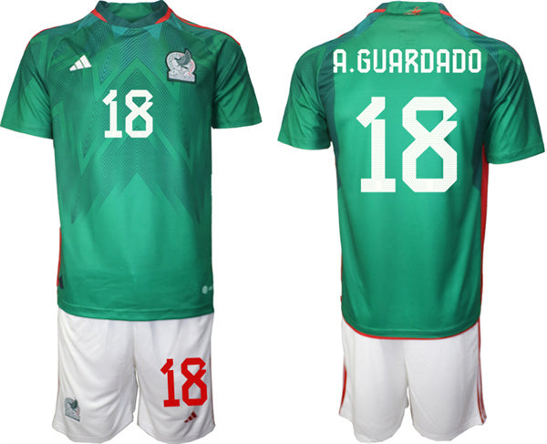 AGuardado Mexico National Team green Home jersey