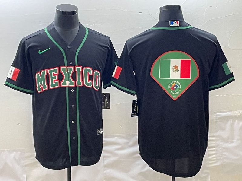 Mexico Baseball black Classic jersey