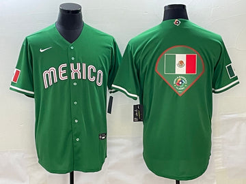 Mexico Baseball green Classic jersey
