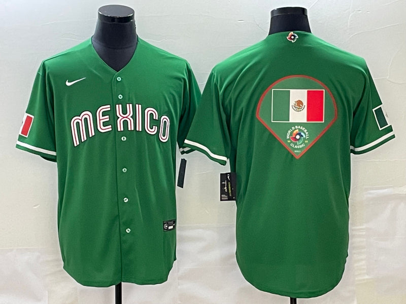Mexico Baseball green Classic jersey