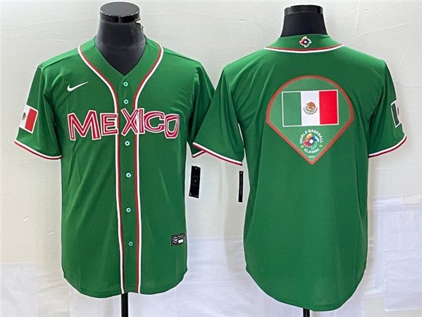Mexico Baseball green Classic jersey