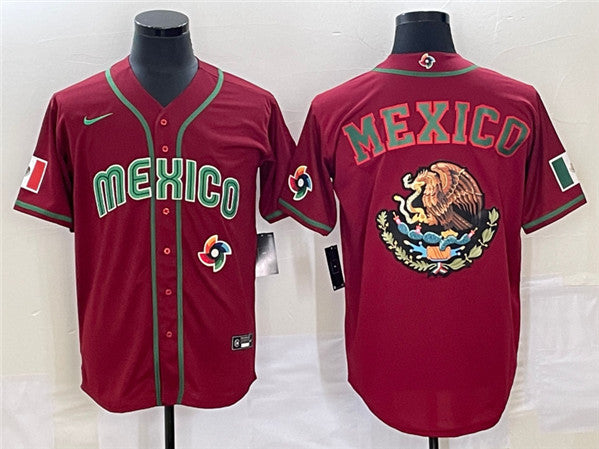 Mexico Baseball red Classic jersey