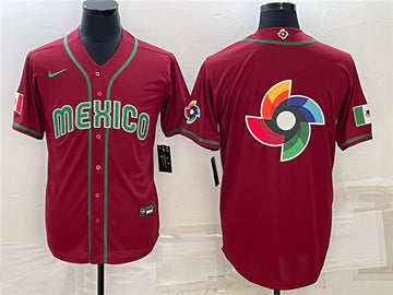 Mexico Baseball red Classic jersey