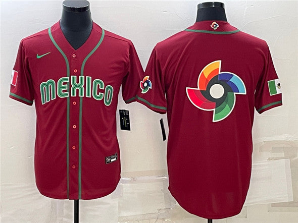 Mexico Baseball red Classic jersey