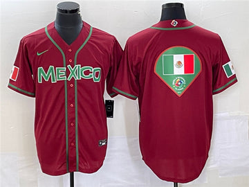 Mexico Baseball red Classic jersey