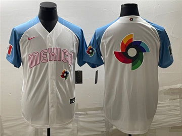 Mexico Baseball white Classic jersey