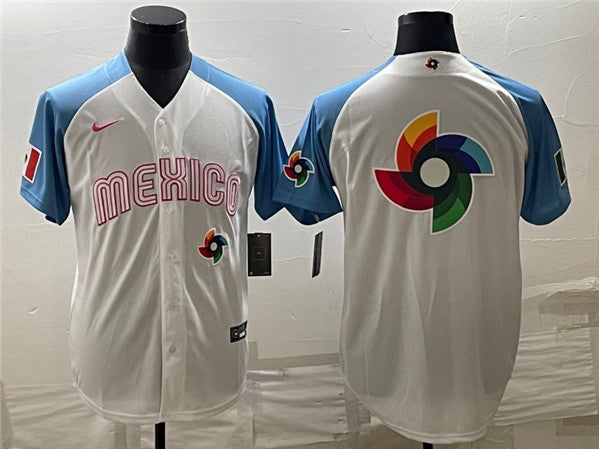 Mexico Baseball white Classic jersey