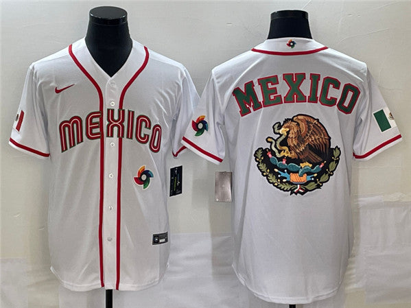 Mexico Baseball white Classic jersey