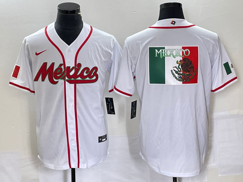 Mexico Baseball white Classic jersey