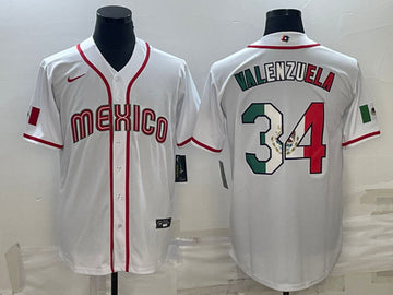 Fernando Valenzuela Mexico Baseball white Classic jersey