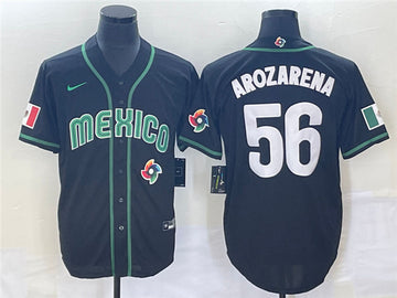 Randy Arozarena Mexico Baseball black Classic jersey