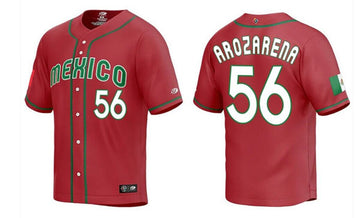 Randy Arozarena Mexico Baseball red jersey