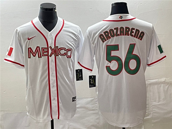Randy Arozarena Mexico Baseball white Classic jersey