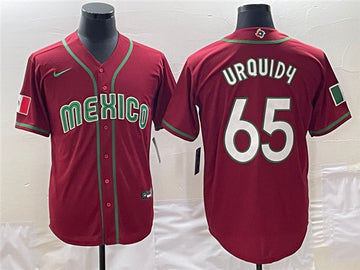 Giovanny Gallegos Mexico Baseball red Classic jersey