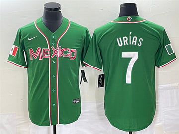 Julio Urias Mexico Baseball green Classic jersey