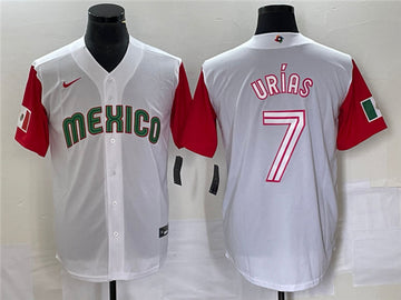 Julio Urias Mexico Baseball white Classic jersey