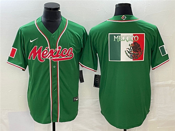 Mexico Baseball green Classic jersey
