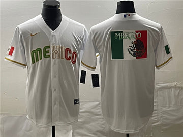 Mexico Baseball white Classic jersey