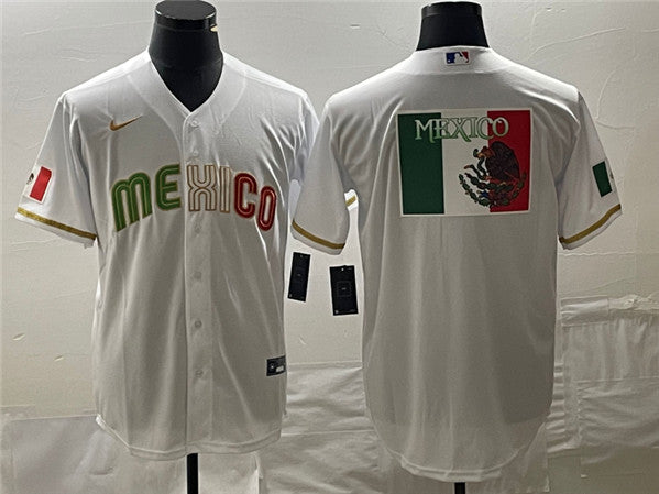 Mexico Baseball white Classic jersey