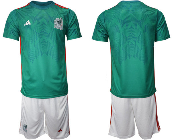 Custom Mexico National Team green Home jersey
