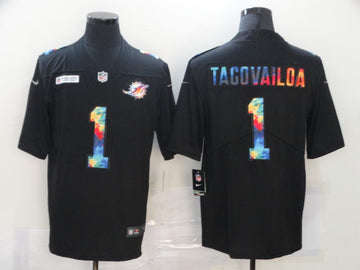 Tua Tagovailoa Miami Dolphins black jersey