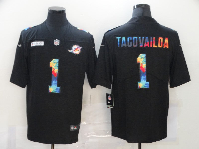 Tua Tagovailoa Miami Dolphins black jersey
