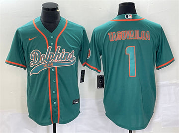 Tua Tagovailoa Miami Dolphins aqua jersey