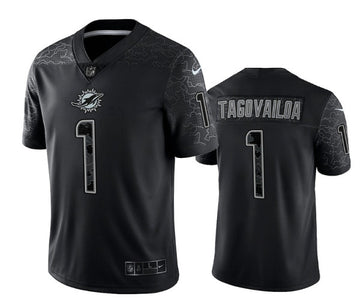 Tua Tagovailoa Miami Dolphins black jersey
