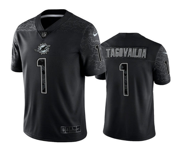 Tua Tagovailoa Miami Dolphins black jersey
