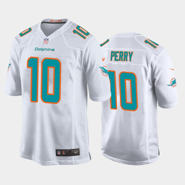 Malcolm Perry Miami Dolphins white jersey
