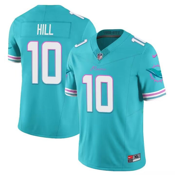 Tyreek Hill Miami Dolphins aqua FUSE jersey