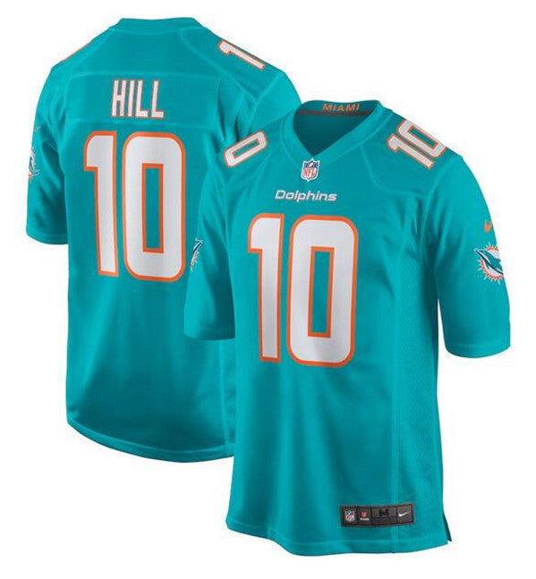 Tyreek Hill Miami Dolphins aqua Game jersey