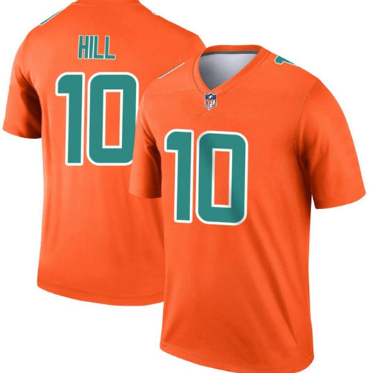 Miami Dolphins #10 Tyreek Hill Orange Inverted Legend Jersey