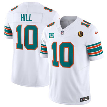 Tyreek Hill Miami Dolphins white FUSE jersey