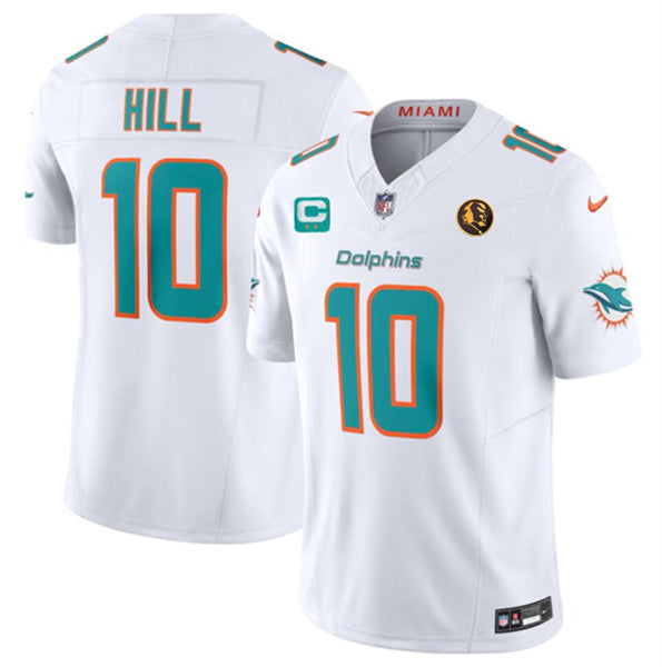 Tyreek Hill Miami Dolphins white FUSE jersey