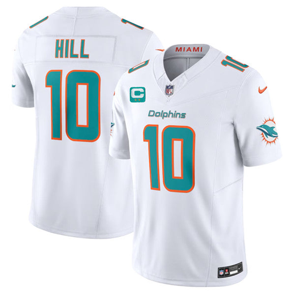Tyreek Hill Miami Dolphins white FUSE jersey