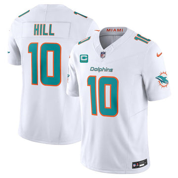 Tyreek Hill Miami Dolphins white FUSE jersey
