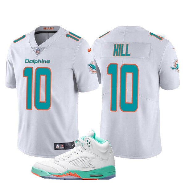 Tyreek Hill Miami Dolphins white jersey